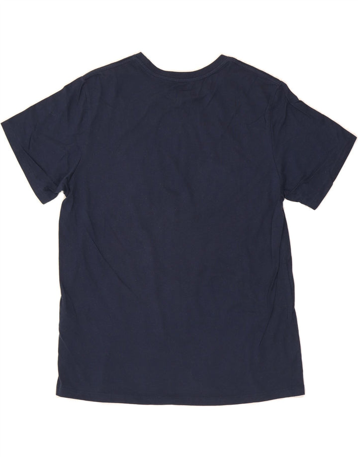 LEVI'S Mens Graphic T-Shirt Top Large Navy Blue Cotton Vintage Levi's and Second-Hand Levi's from Messina Hembry 