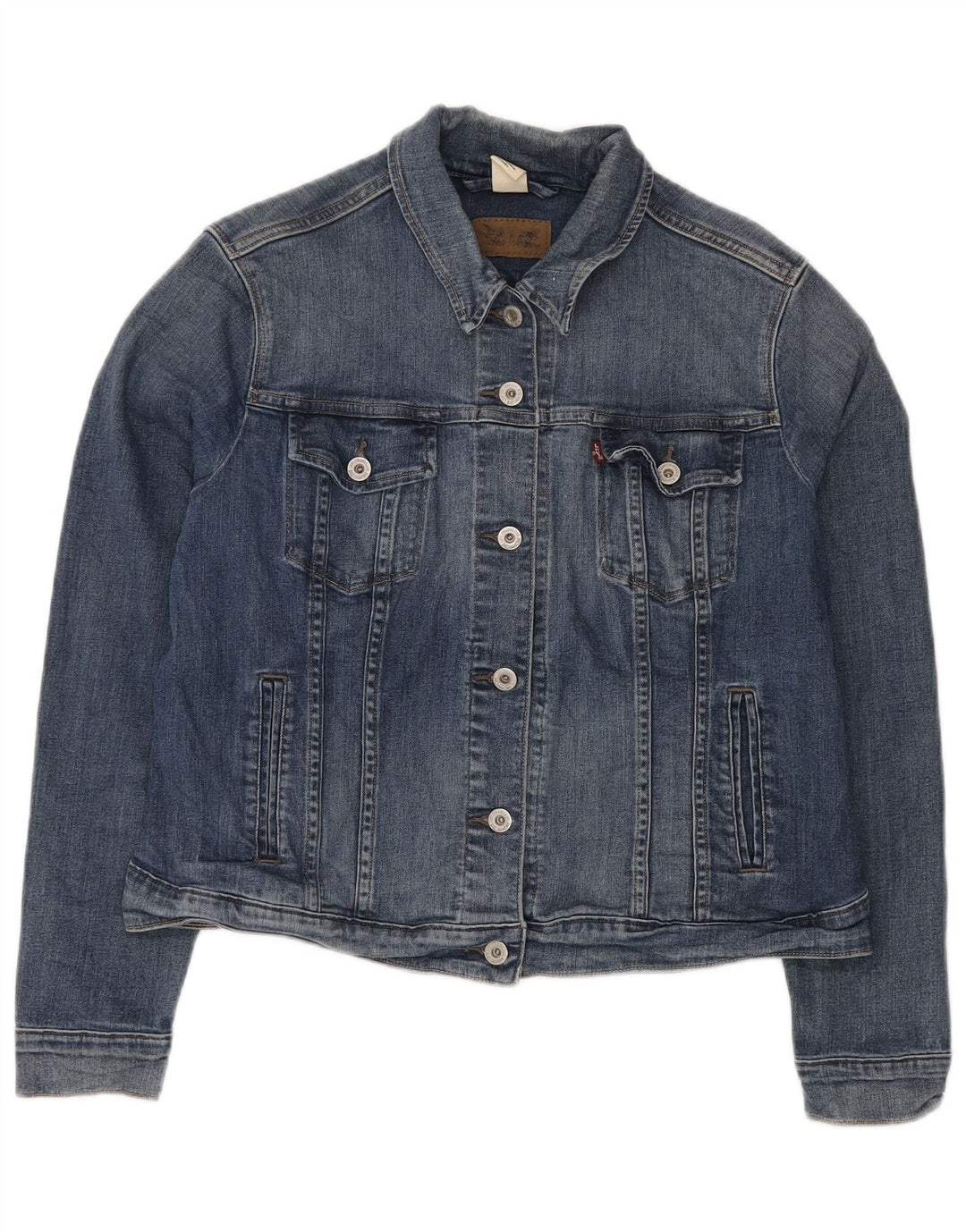 LEVI'S ženska jakna od kratkog trapera UK 18 XL plavi pamuk