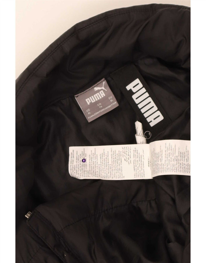 Puma muška podstavljena jakna UK 42 XL crni poliester