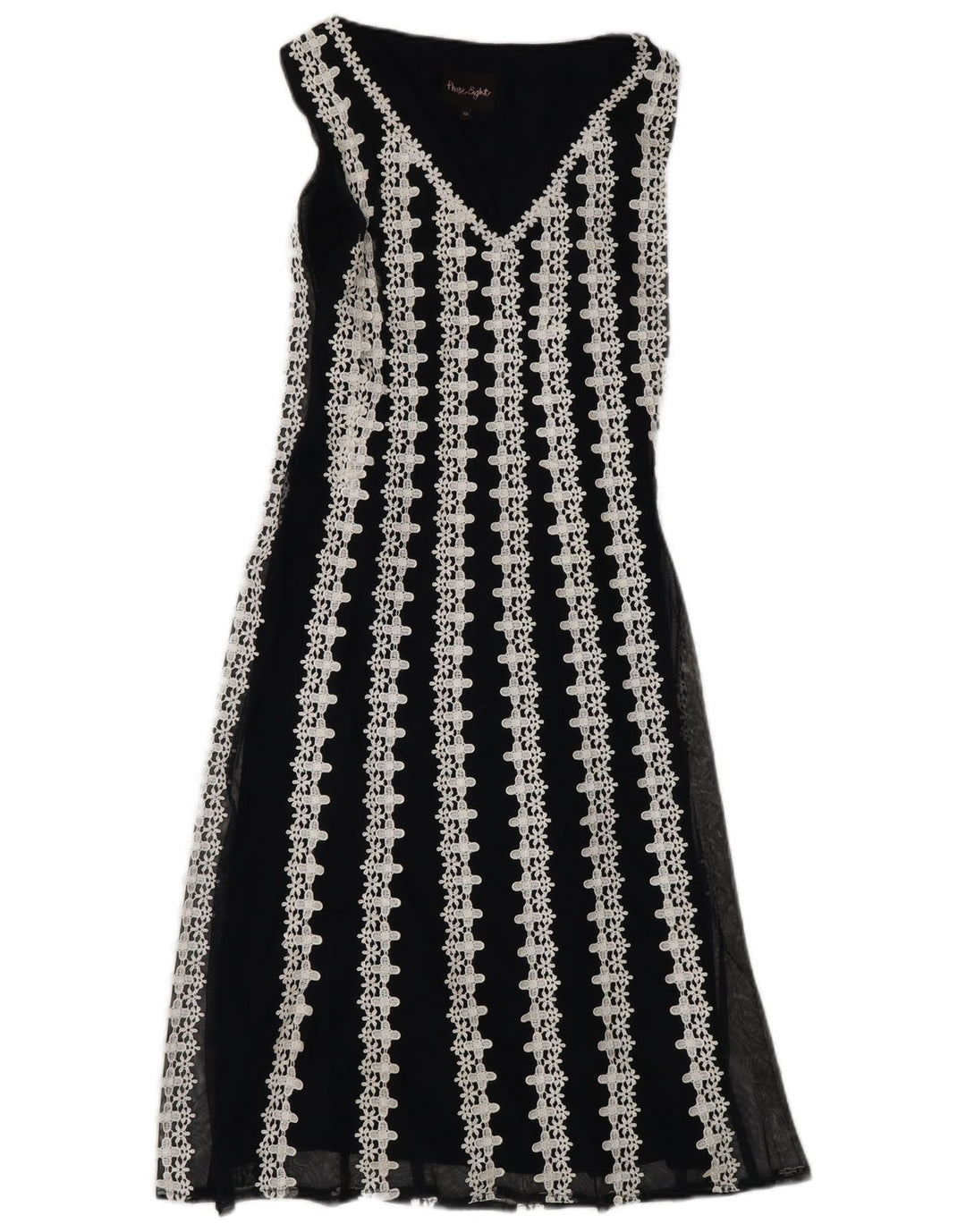 PHASE EIGHT Ženska maksi haljina bez rukava UK 10 Mala tamnoplava cvjetna