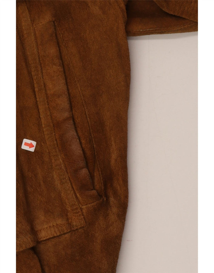 Les Boulevards muška bomber jakna od brušene kože IT 54 2XL smeđa koža