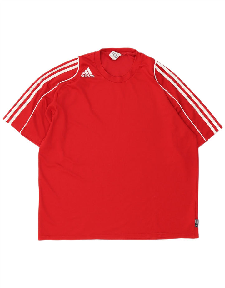 Adidas muška majica kratkih rukava Climalite Graphic XL, crveni poliester