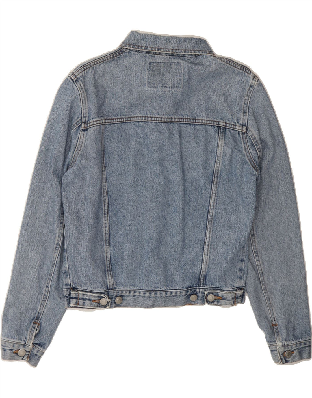 NEW JEANS Womens Crop Denim Jacket UK 10 Small Blue Cotton Vintage New Jeans and Second-Hand New Jeans from Messina Hembry 