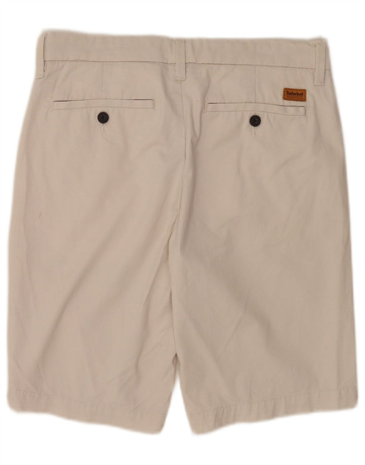 Timberland muške chino kratke hlače W29 srednje bijele boje pamuka