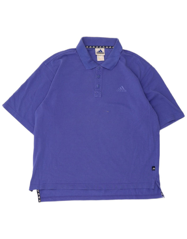 Adidas muška polo majica UK 40/42 srednje ljubičasta pamuk