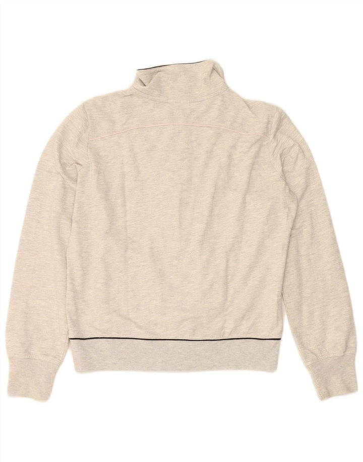 CHAMPION Ženska gornja jakna kratke trenirke UK 14 Veliki sivi flekasti pamuk