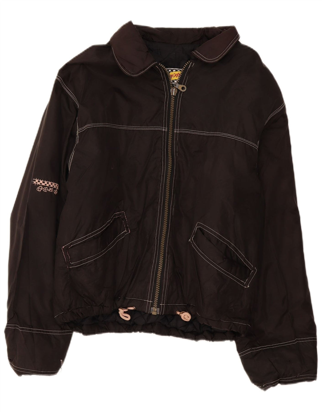 Vintage muška bomber jakna UK 42 XL crna