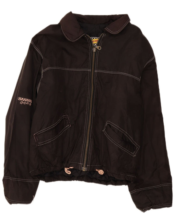 Vintage muška bomber jakna UK 42 XL crna