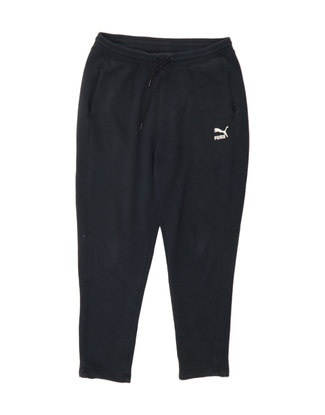 PUMA Mens Tracksuit Trousers Large  Navy Blue Cotton Vintage Puma and Second-Hand Puma from Messina Hembry 