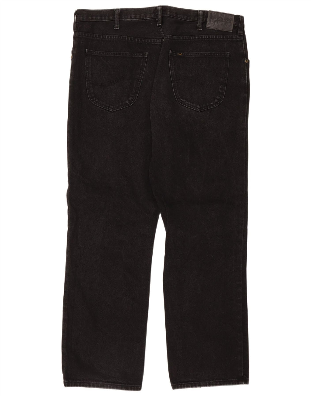 Lee Mens Brooklyn Straight Jeans W40 L32 Crni pamuk