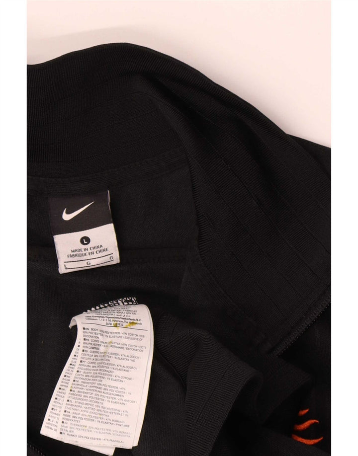 Nike Muška gornja jakna trenirke KNVB Graphic s velikim crnim prugama od poliestera