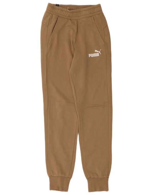 Puma ženske trenirke hlače Joggers UK 4 XS bež pamuk