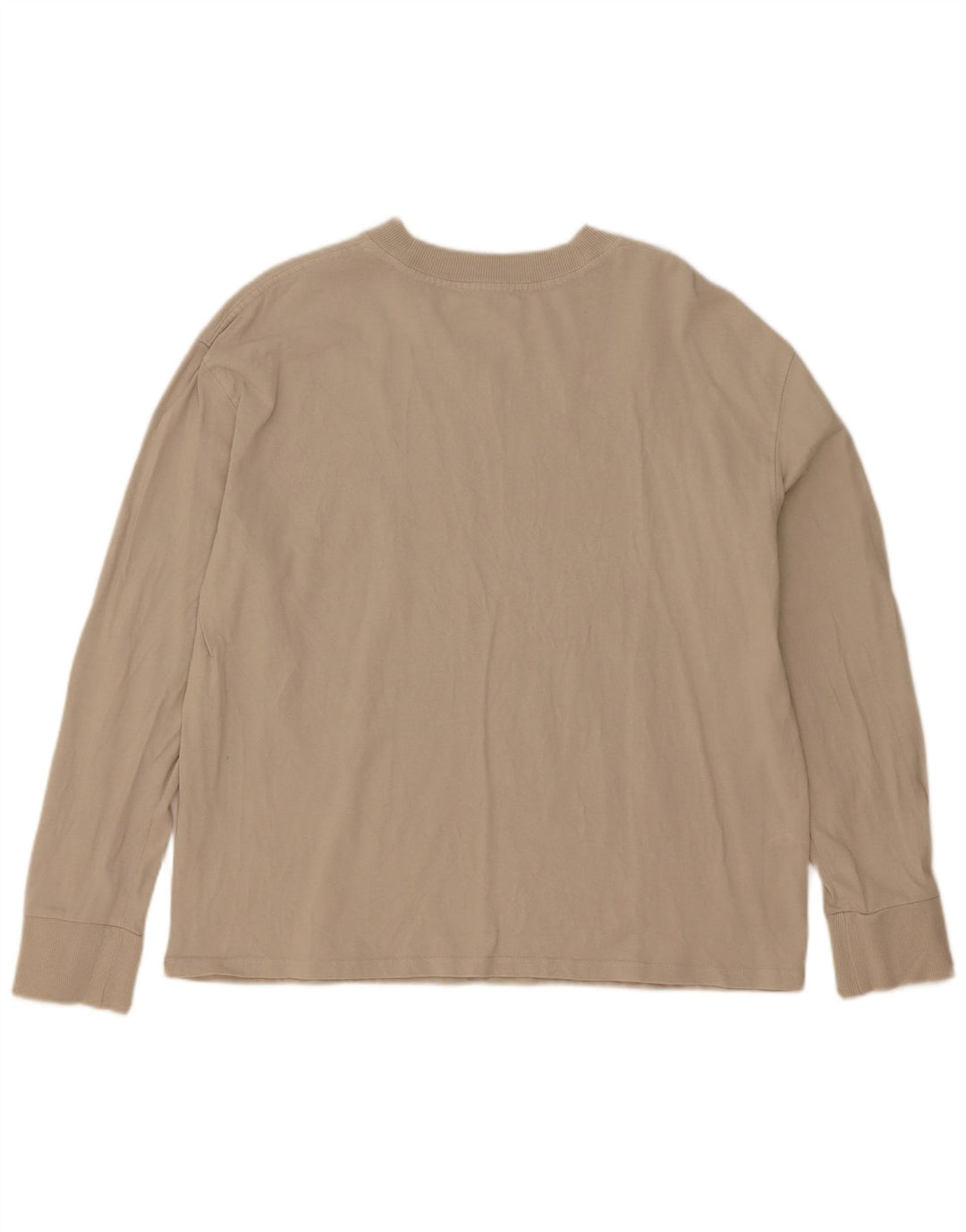 Zara ženska prevelika majica dugih rukava UK 10 Small Beige