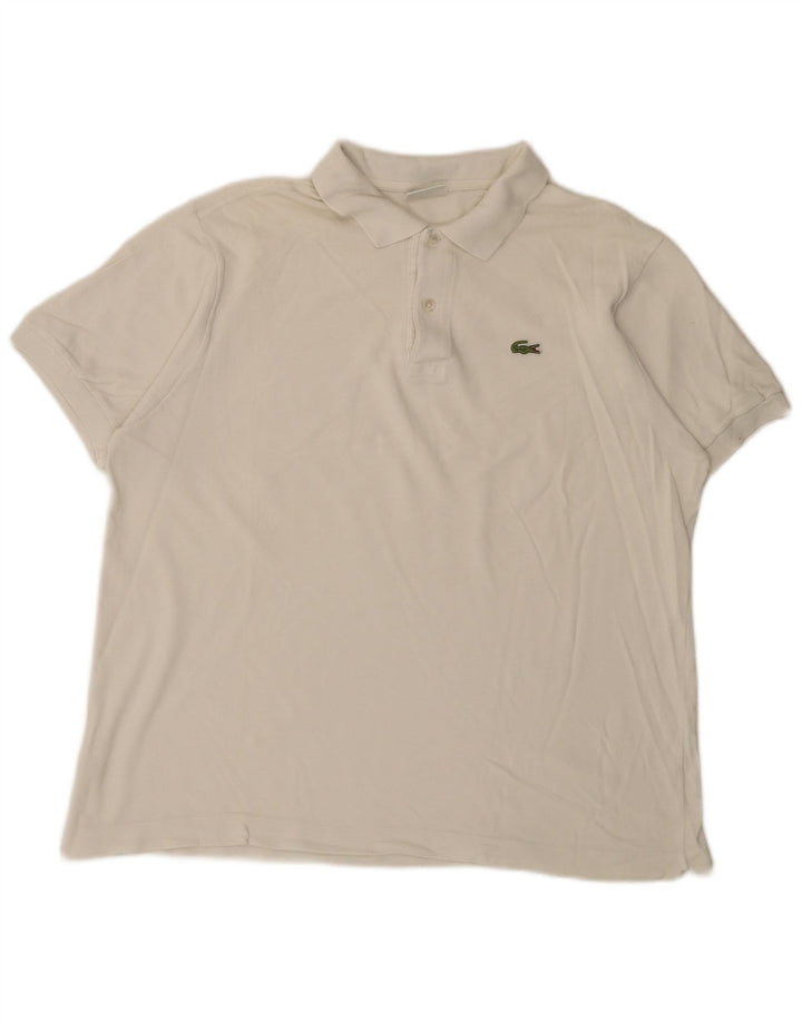 Lacoste muška polo majica veličine 6 XL bijeli pamuk