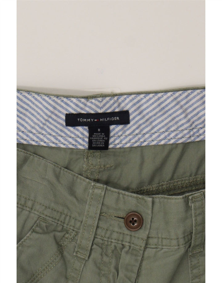 TOMMY HILFIGER Womens Cargo Trousers US 8 Medium W30 L26 Khaki Classic Vintage Tommy Hilfiger and Second-Hand Tommy Hilfiger from Messina Hembry 