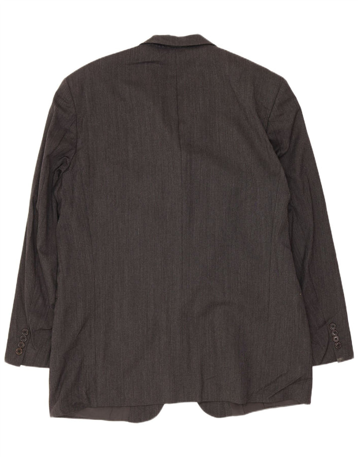 HUGO BOSS Muška jakna sa 3 gumba EU 54 2XL siva vuna