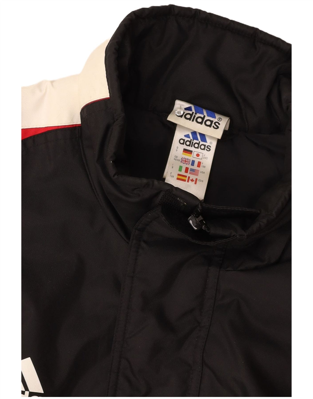 ADIDAS muška vjetrovka kaput UK 46/48 XL crna poliamidna boja