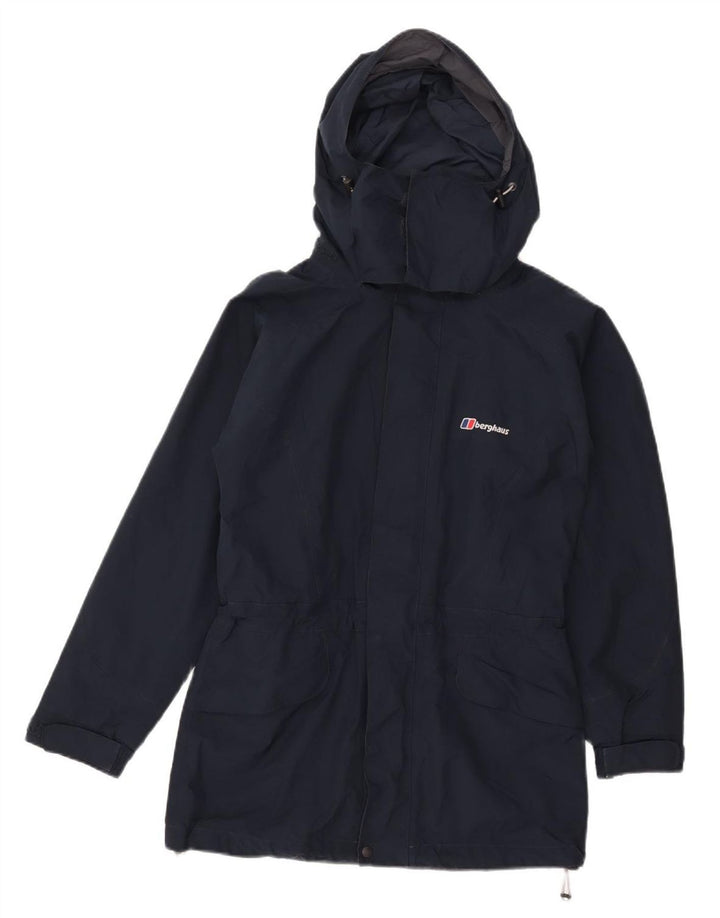 Berghaus ženska kišna jakna s kapuljačom UK 8 Mala tamnoplava poliester