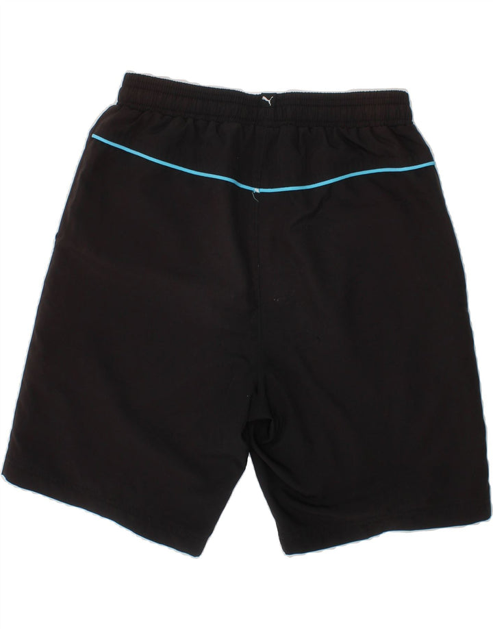 PUMA Boys Graphic Sport Shorts 11-12 Years  Black Vintage Puma and Second-Hand Puma from Messina Hembry 