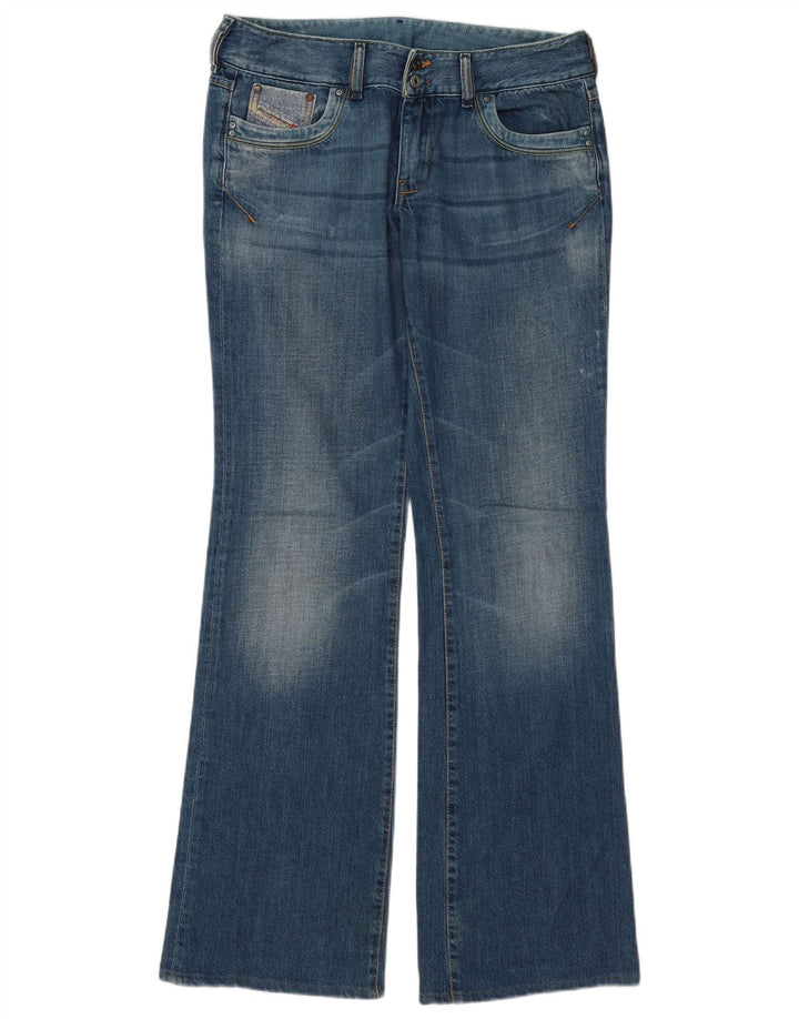 DIESEL Womens Bootcut Jeans W31 L33 Blue Cotton