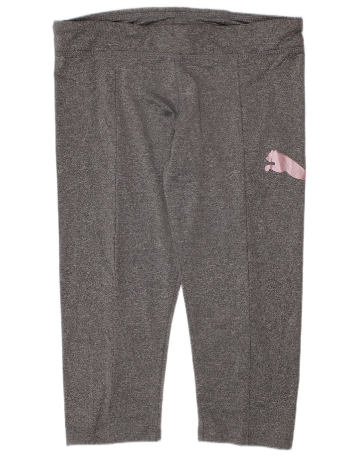 Puma tajice za djevojčice Graphic 12-13 Years Large Grey Polyester