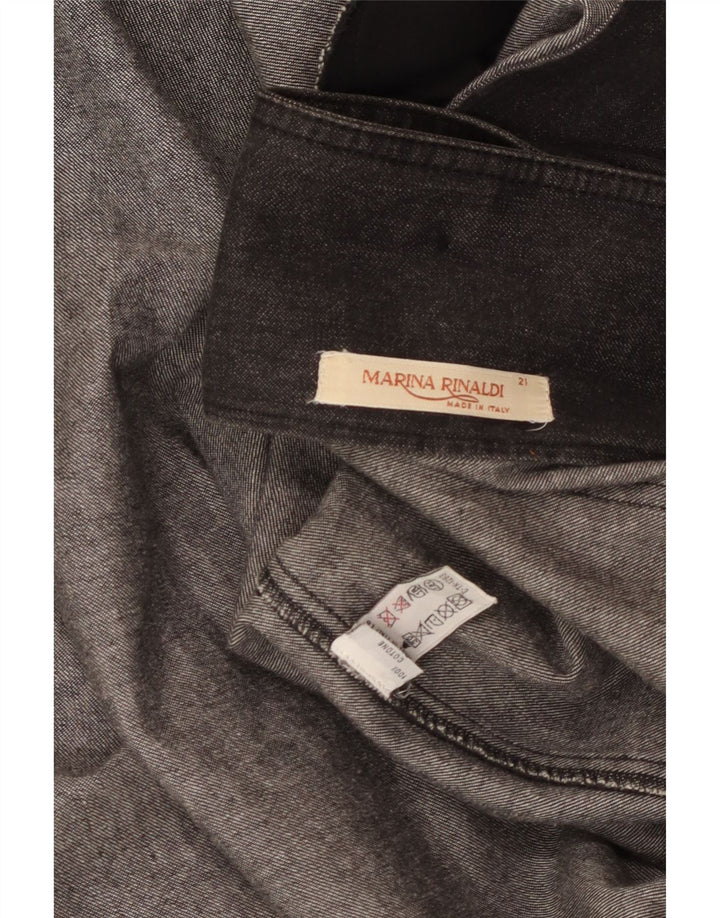 Marina Rinaldi Ženska prevelika jakna sa 2 gumba veličine 21 srednje crna