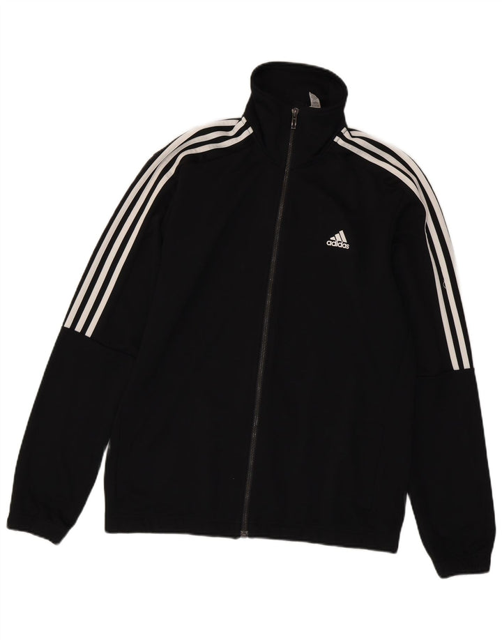 ADIDAS muška gornja jakna trenirke UK 42/44 veliki crni poliester