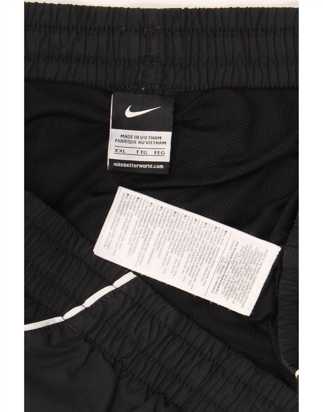 Nike muške kratke sportske hlače s grafičkim motivima 2XL crni poliester