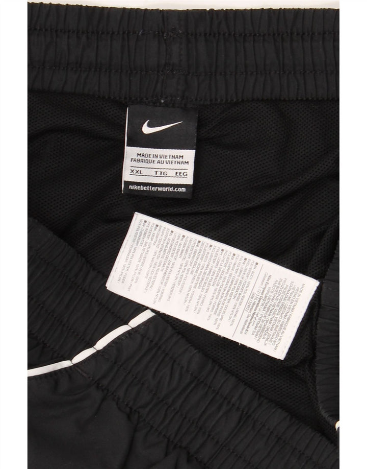 Nike muške kratke sportske hlače s grafičkim motivima 2XL crni poliester