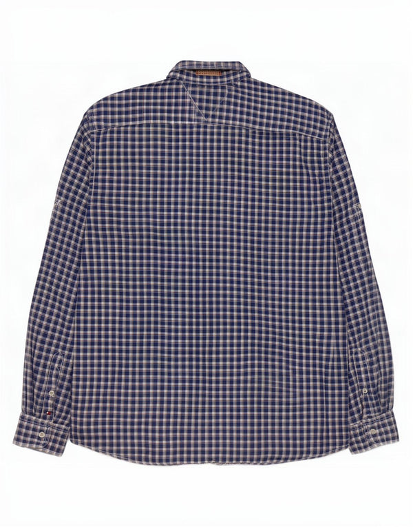 Tommy Hilfiger muška vintage fit majica XL plava gingham