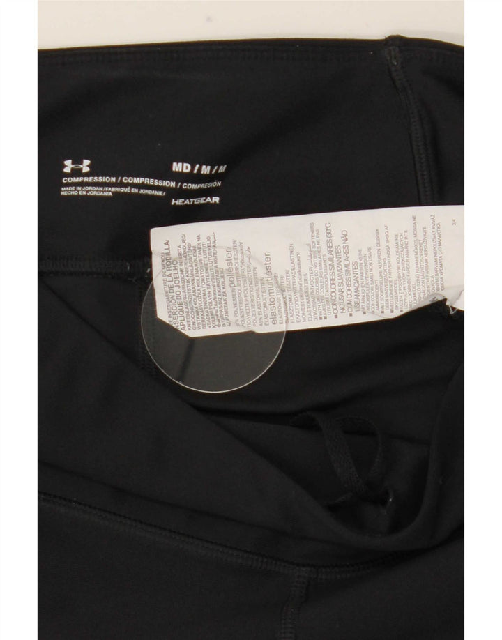 Ženske tajice Under Armour Heat Gear UK 12 Srednji crni poliester