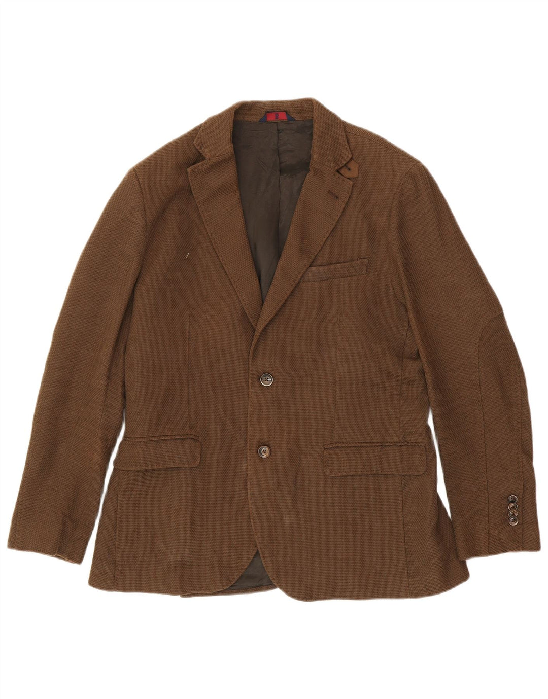 MASSIMO DUTTI Muška jakna sa 2 gumba UK 38 Srednje smeđa viskoza