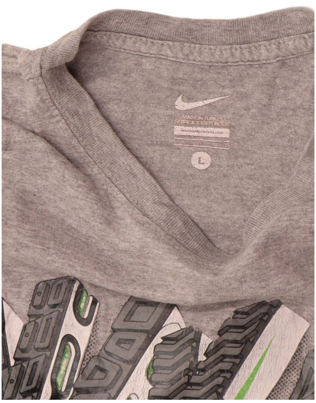 Nike muška majica kratkih rukava s grafičkim motivima, velike sive mrlje