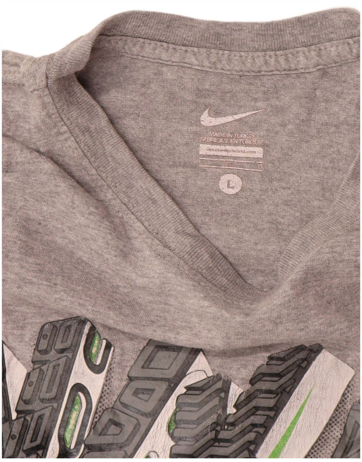 Nike muška majica kratkih rukava s grafičkim motivima, velike sive mrlje