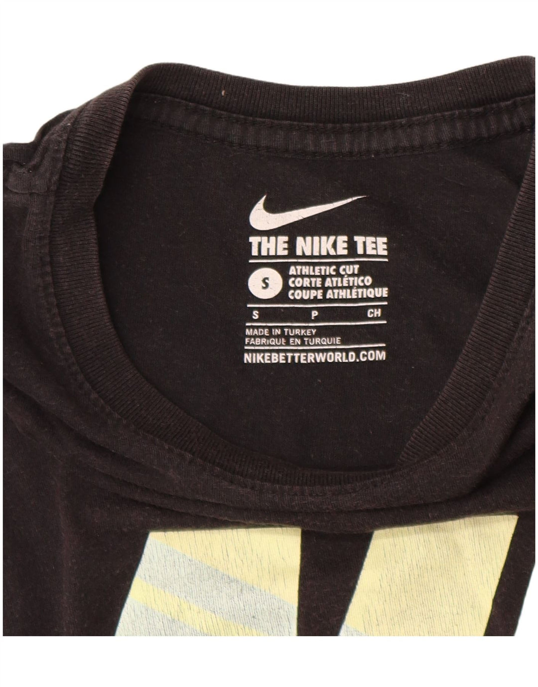 NIKE Muška majica s kratkim rukavima atletskog kroja, mala crna