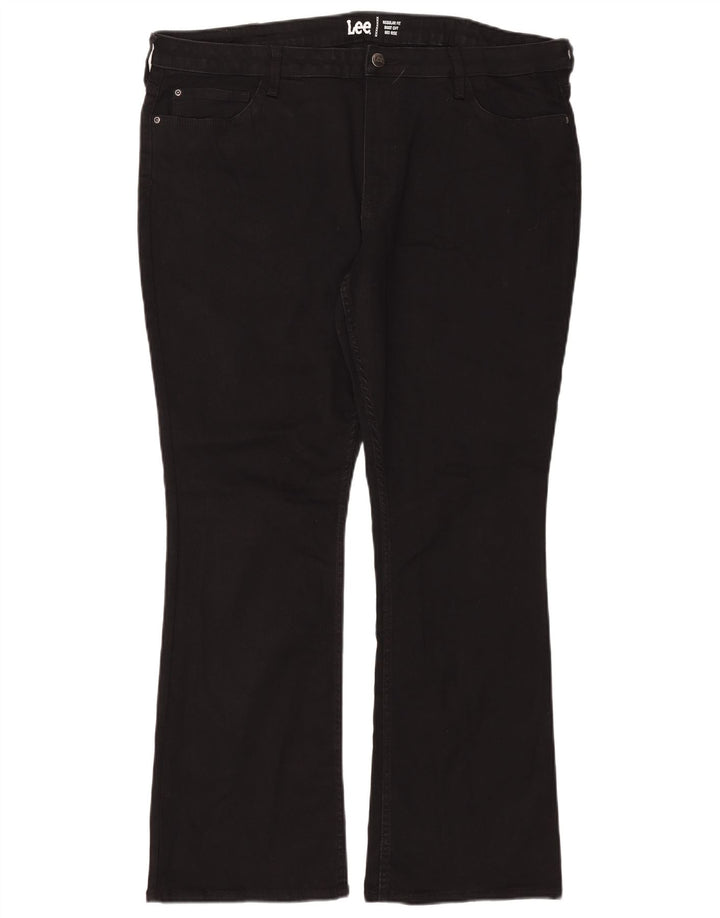 Lee Ženske traperice srednjeg kroja srednjeg rasta US 22 3XL W44 L31 crne