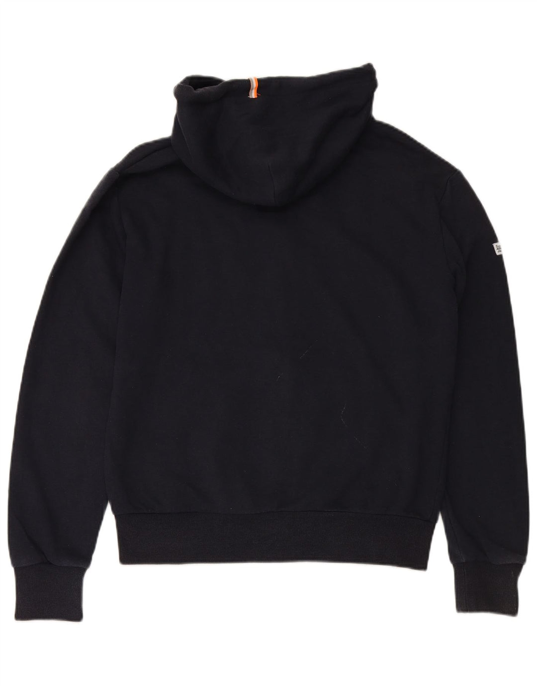 SUPERDRY muški pulover s kapuljačom na patentni zatvarač Veliki tamnoplavi pamuk