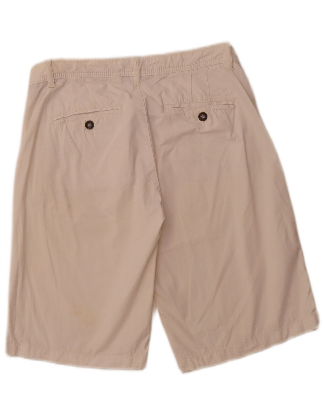 FRED PERRY Womens Chino Shorts  W27 Small Off White Cotton