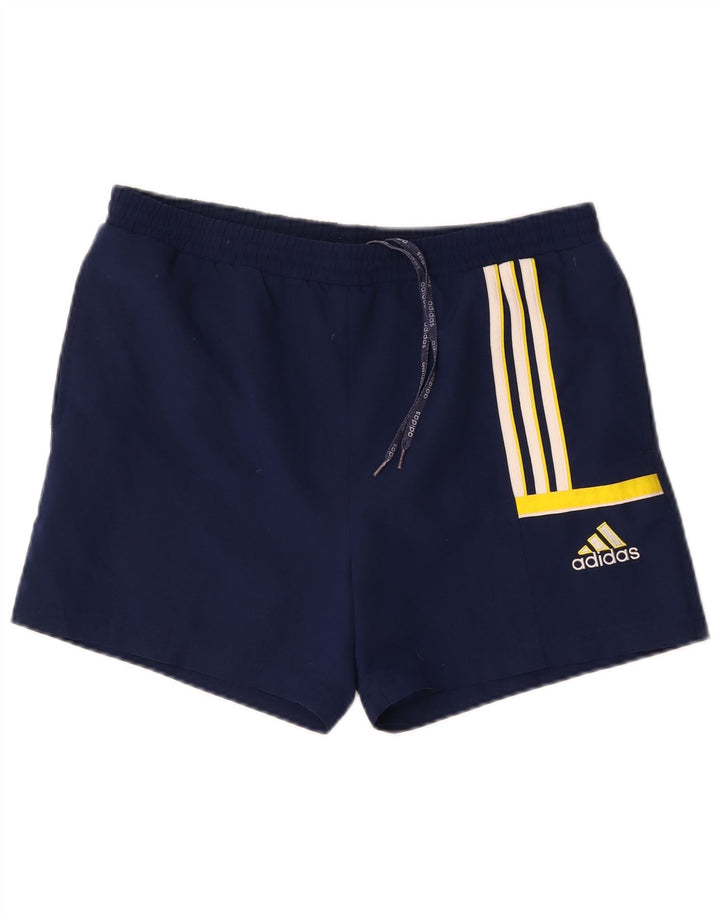 Adidas muške sportske kratke hlače srednje tamnoplave boje od poliestera