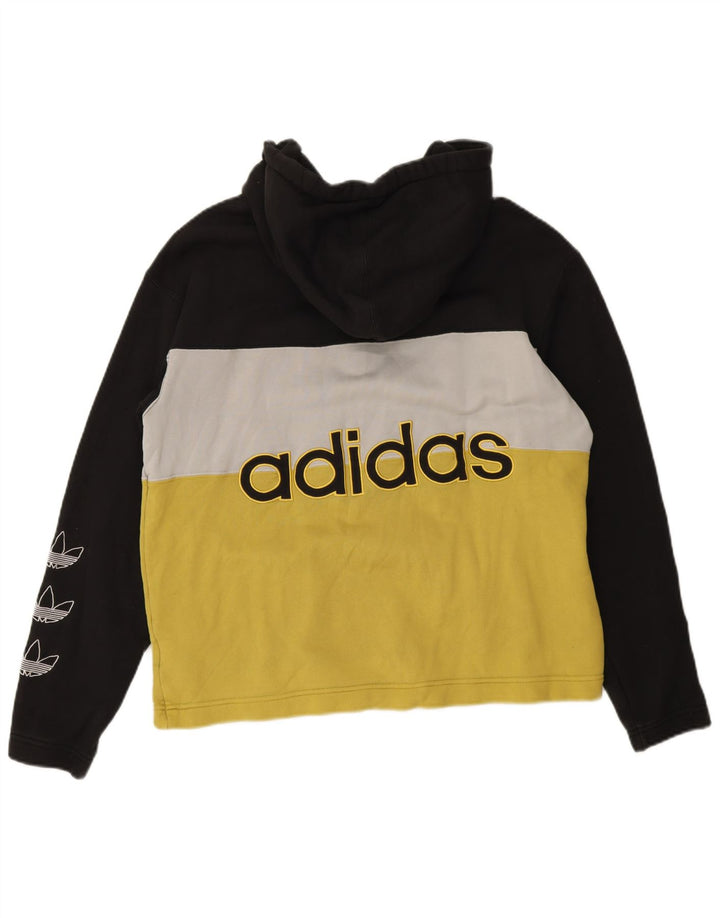 Adidas muški pulover s kapuljačom s patentnim zatvaračem, srednje raznobojne boje