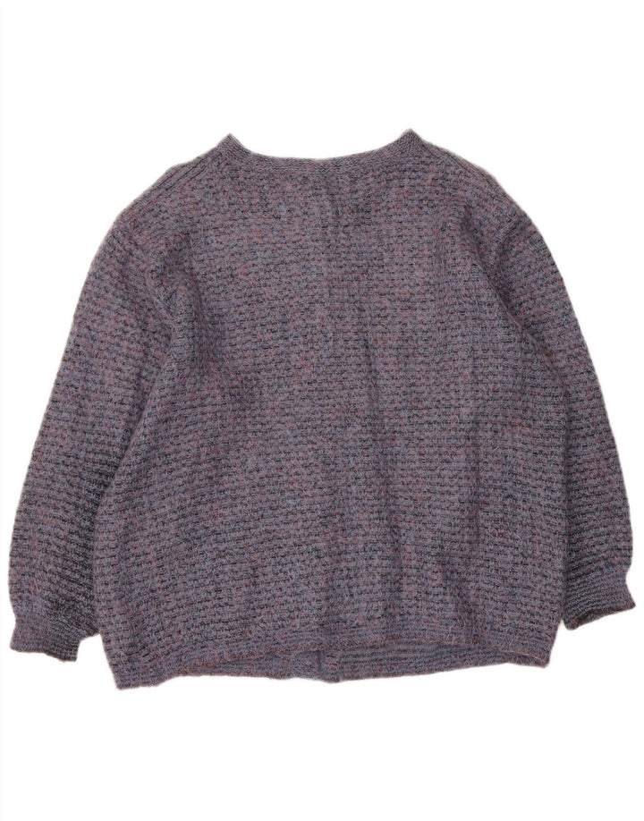 Vintage ženski kardigan pulover UK 16 Large Blue