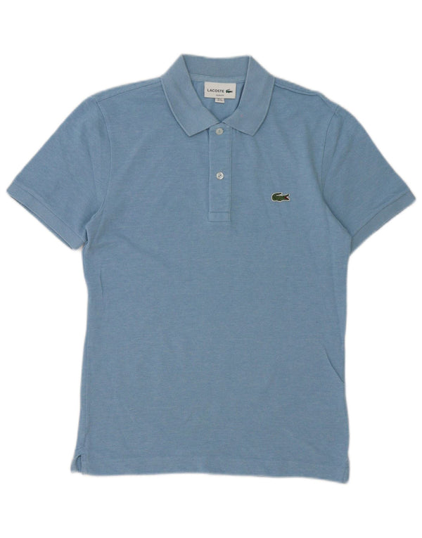 Lacoste muška uska polo majica veličine 2 XS plavi flekasti pamuk