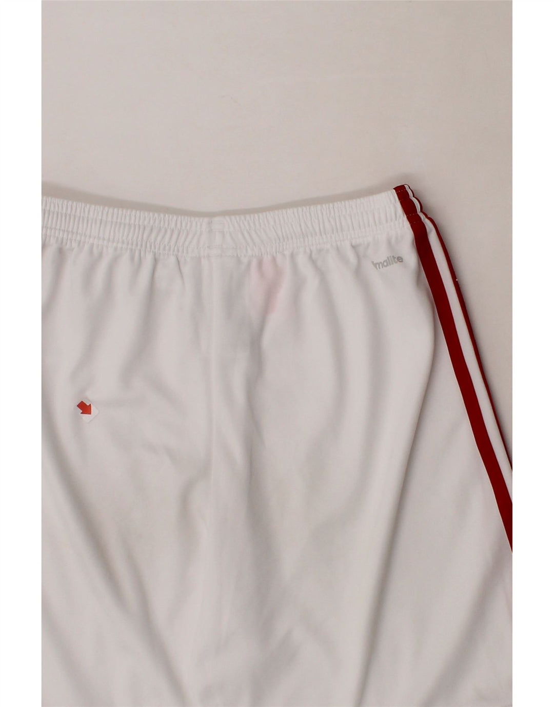 ADIDAS Boys Climalite Sport Shorts 13-14 Years White Polyester Vintage Adidas and Second-Hand Adidas from Messina Hembry 