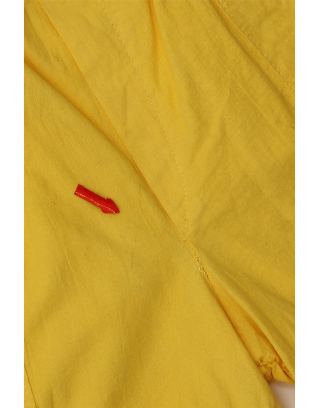 Vintage ženske kargo kratke hlače W28 srednje žute boje