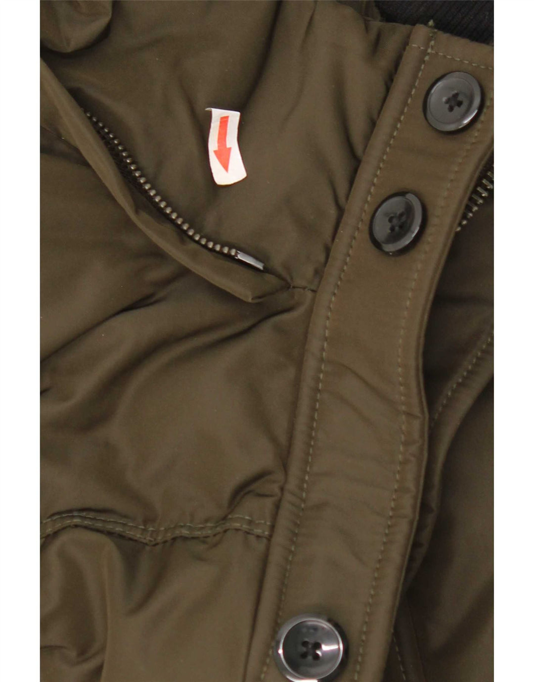 Zara muška jakna s punjenjem UK 38 Srednja Khaki
