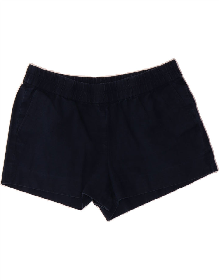 J. CREW Womens Chino Shorts US 8 Medium W30 Navy Blue Cotton Vintage J. Crew and Second-Hand J. Crew from Messina Hembry 