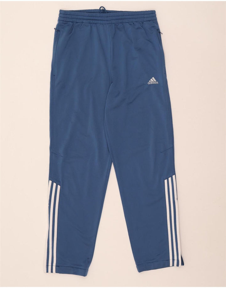 Adidas muške trenirke srednje plave poliesterske hlače