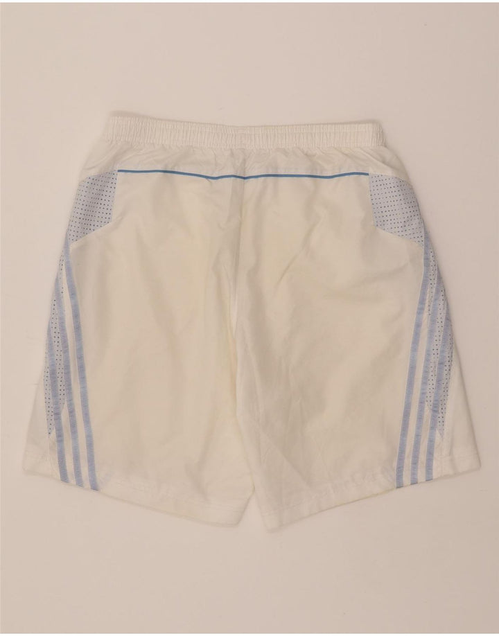 ADIDAS Mens Sport Shorts Medium  White Polyester Vintage Adidas and Second-Hand Adidas from Messina Hembry 