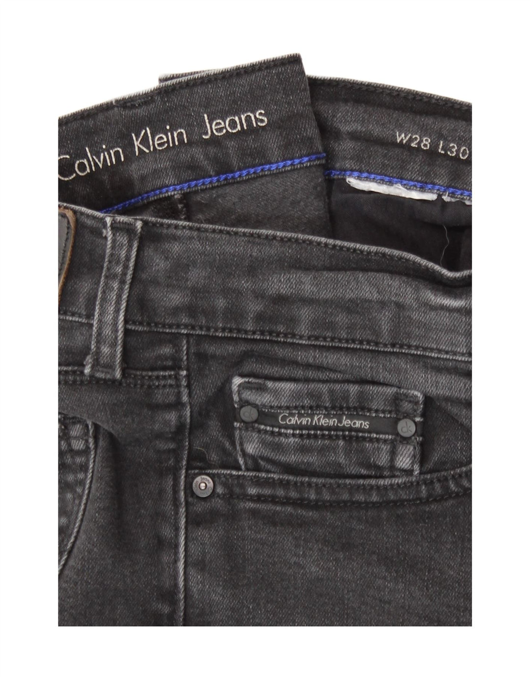 Calvin Klein ženske uske traperice W28 L30 sive