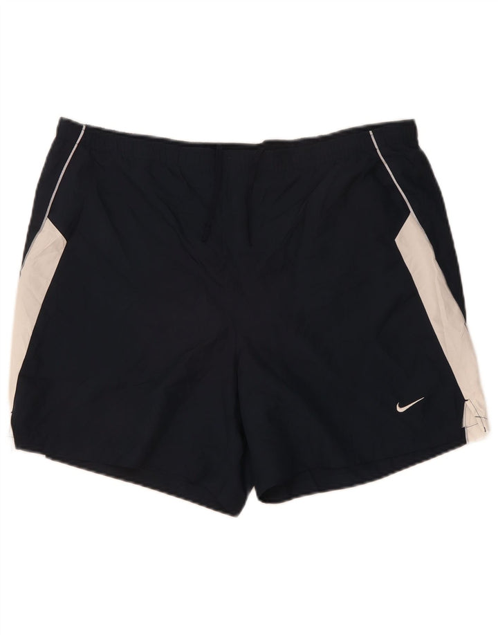 Nike Dri Fit sportske kratke hlače srednje tamnoplave poliesterske boje